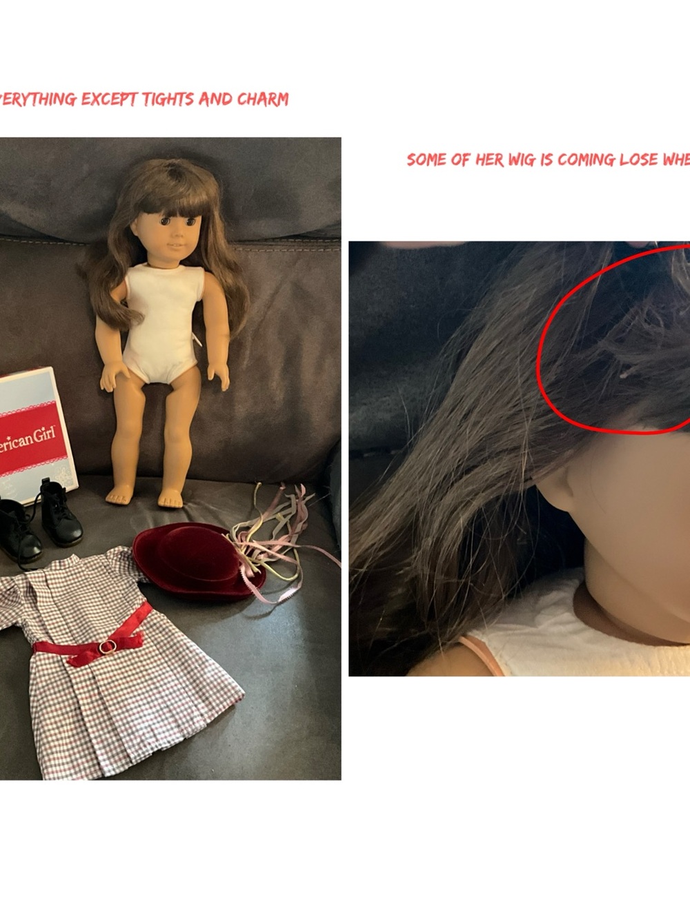 American Girl/ Pleasant Co. White Body Samantha